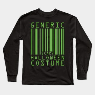 Halloween Barcode Costume (Green)[HT] Long Sleeve T-Shirt